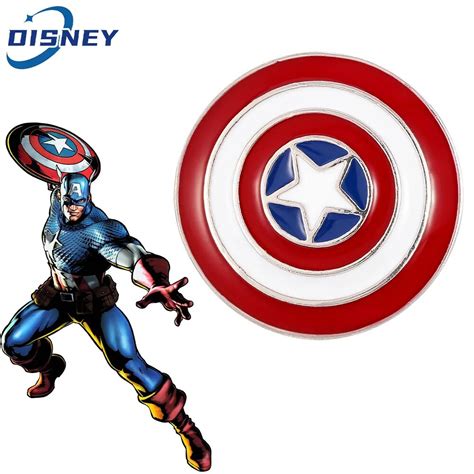 Marvel Captain America Pin Avengers Superhero Captain America Shield