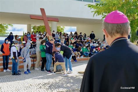 Portalegre Castelo Branco Peregrinação Dos Símbolos Da Jmj Vivida Com