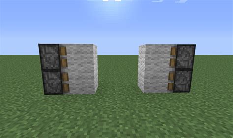 Compact Piston Door 2x2 Minecraft Project