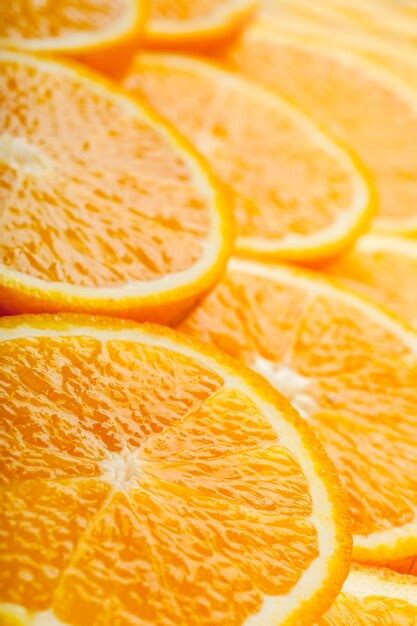 Premium Photo Close Up Of Orange Slices