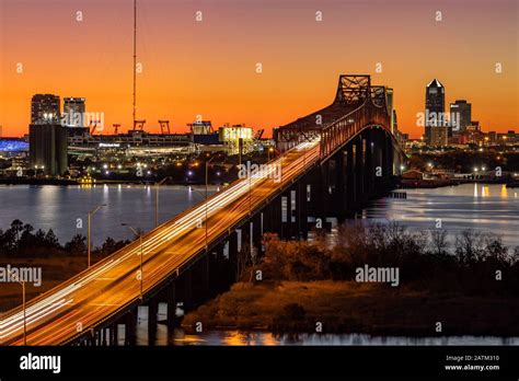 Jacksonville Sunset skyline Stock Photo - Alamy