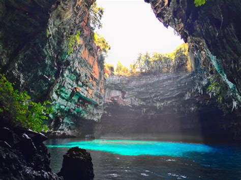 Melissani Lake Kefalonia Greece