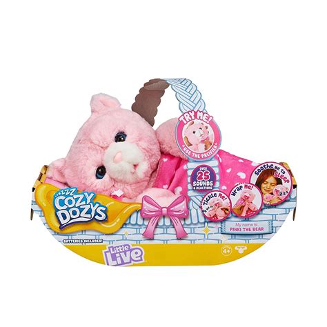 Buy Little Live Pets Cozy Dozy Pinki The Bear Over 25 Sounds And