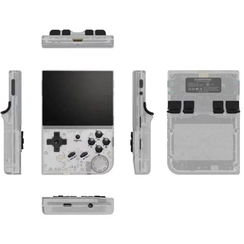 Retro Portable Console Anbernic Rg Xx Gb Transparent White