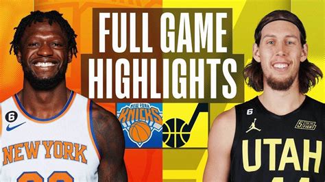 New York Knicks Vs Utah Jazz Full Game Highlights Nov 15 2022 Nba