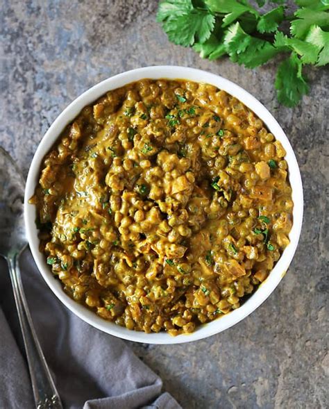 Easy Mung Bean Curry ( A Vegan Recipe by Savory Spin)