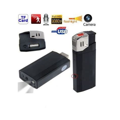 Briquet Cam Ra Espion Full Hd P Temp Te Min Achat Vente Cam Ra