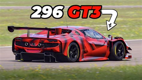 This Is The New Ferrari 296 Gt3 Youtube