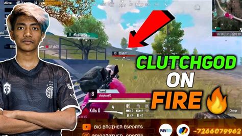 Tsm Clutchgod On Fire Best IGL In India Tsm Entity Gaming YouTube