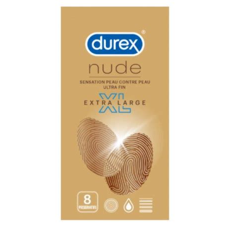 Préservatifs Durex Nude XL EspaceMan vente de textiles homme