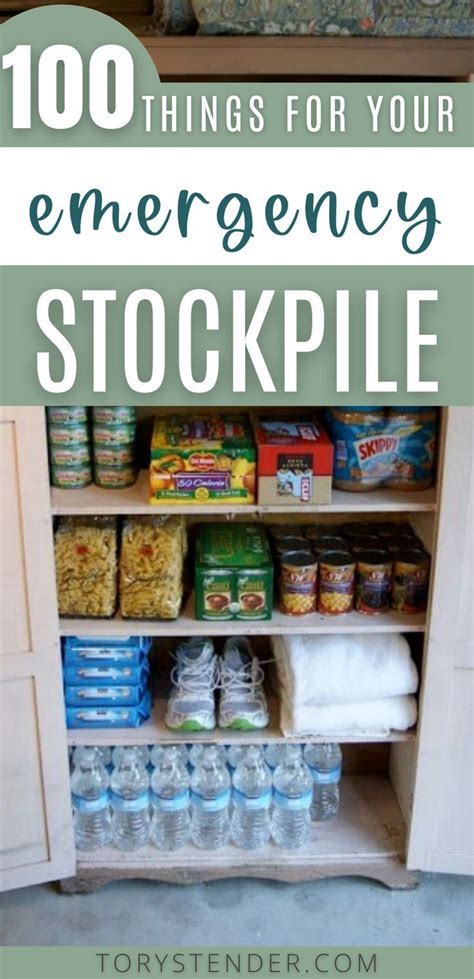 Food storage and emergency supplies – Artofit