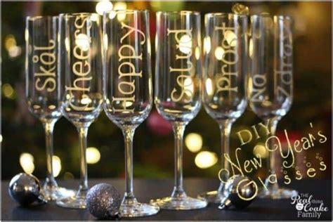 11 Diy Wine Glasses For New Year S Eve