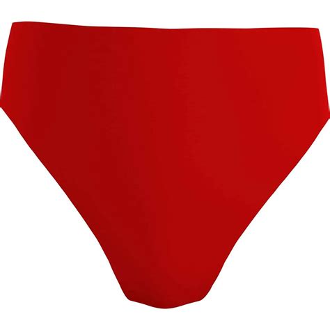 Tommy Hilfiger Cheeky High Waist Bikini Bottom Red Dressinn
