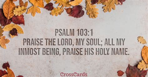 Psalm 103:1 eCard - Free Autumn Cards Online