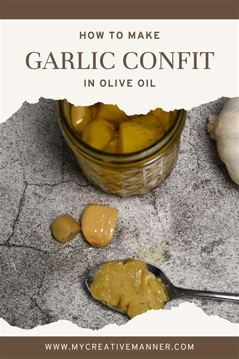 How To Make Garlic Confit With Olive Oil