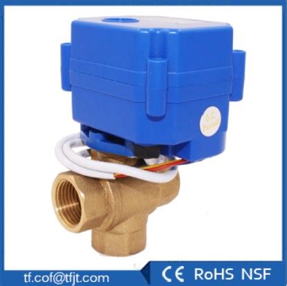 3 Way Motorized Valves CWX 15N Motorised Ball Valves 3 Way