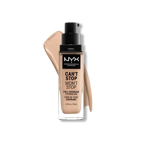 Nyx Professional Makeup Cant Stop Wont Stop 24hr Full Coverage Liquid