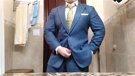 Str Daddy Jerking Off In Suit Gay Man Man Porn XHamster