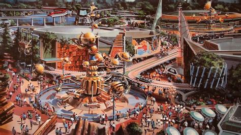 Special Disney Concept Art Disneyland Tomorrowland Disney Imagineering