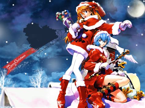 Cute Anime Girl Christmas Wallpapers Hd Pixelstalk Net