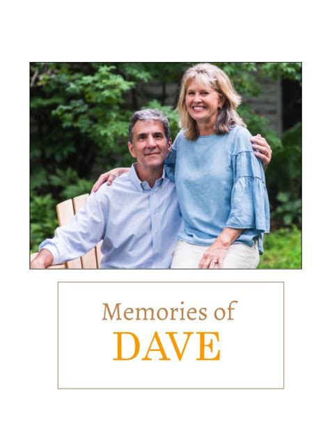 Memories Of Dave By Jonathan Franklin Blurb Books Uk