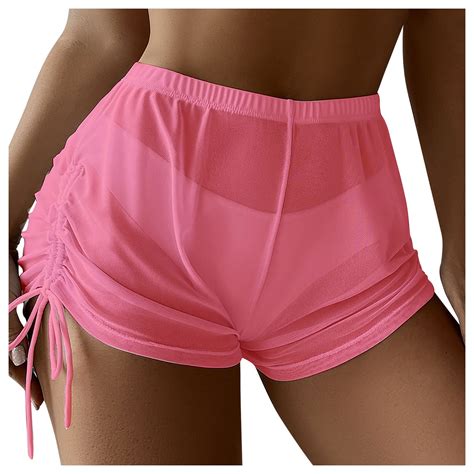 Mitankcoo Swim Beach High Bottoms Bikini Shorts Running Women Waist