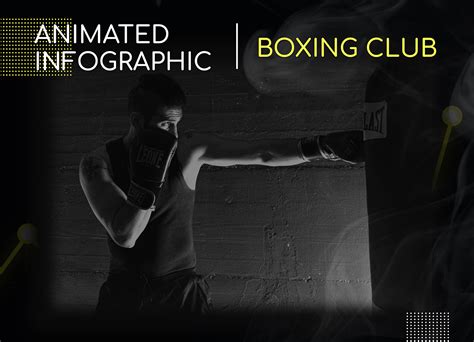 Animated infographic for boxing club on Behance