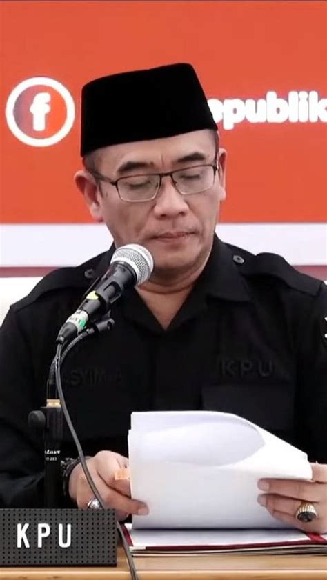 Respons Ketua KPU Hasyim Asyari Dilaporkan Anak Buah Ke DKPP Terkait