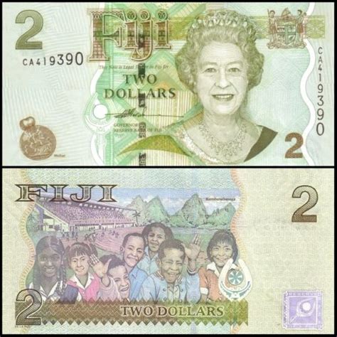 Bankbiljetten A Fiji Dollars Unc Hansmunt