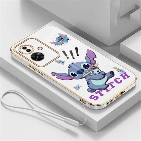 Oppo Reno11f 5g Reno 11f Casing Scared Stitch Demon Glossy Flexible