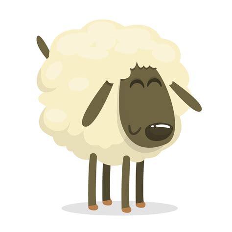 Funny cartoon sheep illustration 47761834 Vector Art at Vecteezy