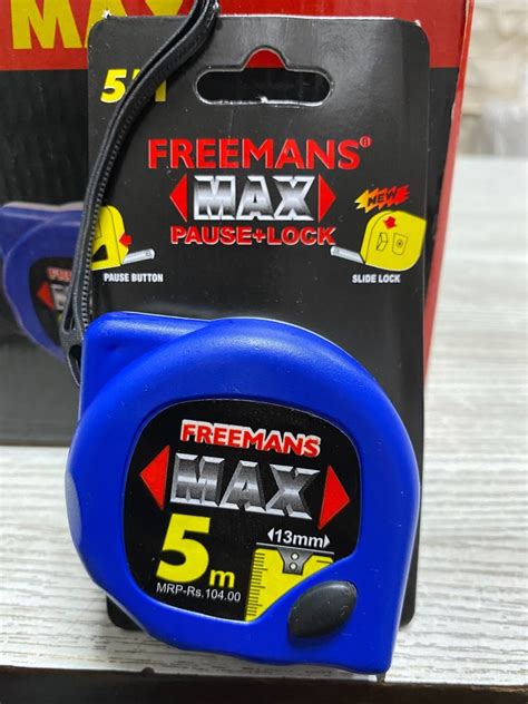 Steel Freemans Measuring Tape Mtr Max With Belt Clip For Measurement