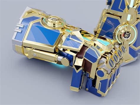 3D file Vi’s Atlas Gloves – Arcane / League of Legends・3D print design