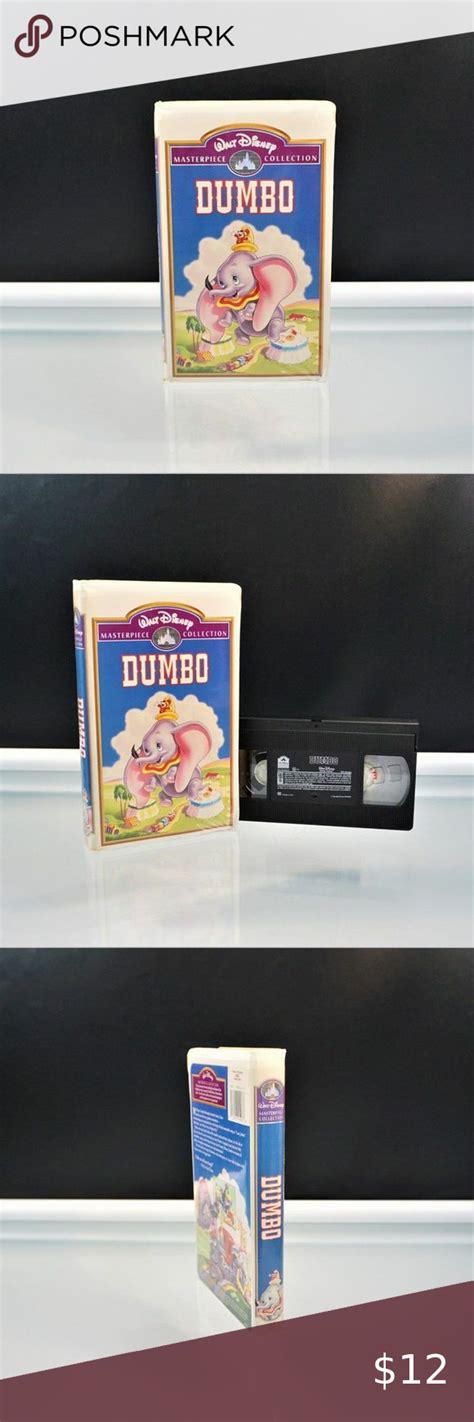 Dumbo VHS Tape Clamshell Walt Disney Masterpiece Collection 024