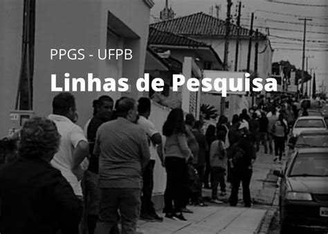 Linhas De Pesquisa Universidade Federal Da Para Ba Ufpb Programa De