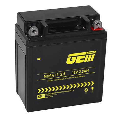 GEM Motorcycle Battery 12V2 5AH Deep Cycle VRLA AGM Battery Sealed