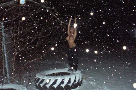 Public Nudity In Winter Dare Amateur Wife In The Snow And Cold