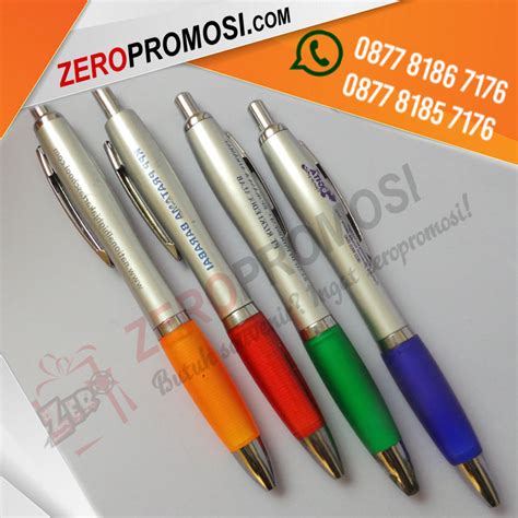 Souvenir Pulpen Plastik Pen Custom Promosi Zeropromosi Souvenir