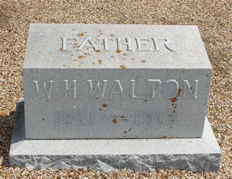 William Henry Walton Jr Monumento Find A Grave