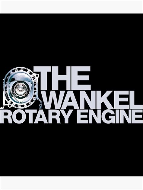 The Wankel Rotary Engine 1 Essential T Shirt Poster For Sale By