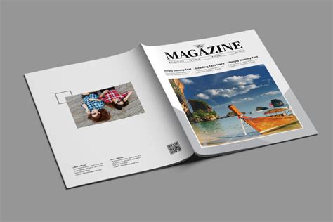 Monadic Magazine Template Indesign File TemplateMonster