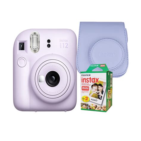 Ripley CAMARA FUJIFILM INSTAX MINI 12 LILA ESTU LILA PACK PELIX20