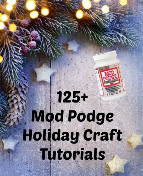 Easy Christmas Crafts Made With Mod Podge Artofit