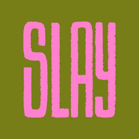 Slay Word Chalky Typography Doodle Premium Photo Rawpixel