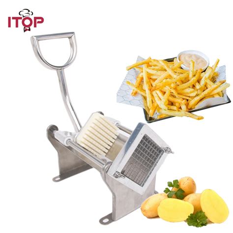 Itop Manual Potato Chip Cutters French Fries Cutter Machine Potato