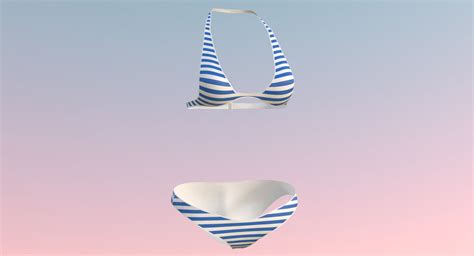 Bikini D Model Turbosquid