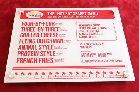 In-N-Out Burger Reveals 'secret Menu' Items, 43% OFF