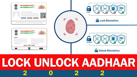 How To Lock And Unlock Aadhaar Card Biometric Unlock Aadhar Card