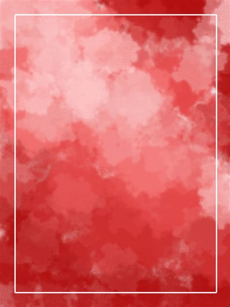 Red Watercolor Border Universal Illustration Background Wallpaper Image