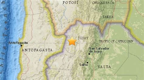 Fuerte Sismo En Jujuy Que También Se Sintió En Chile